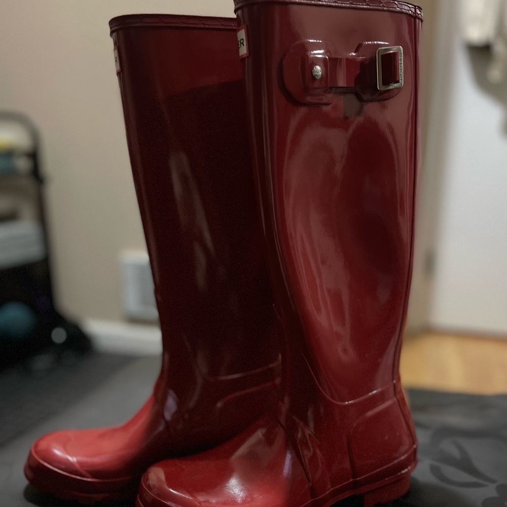 Tall hunter boots!